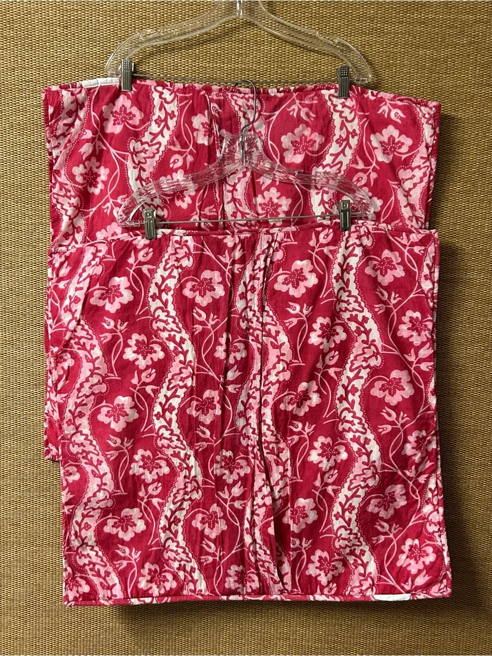 Pottery Barn Euro Sham Quilted Patchwork Multicolor Multi-Pattern Tropical Print